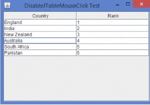 JavaでJTable内のセル編集を無効にするにはどうすればよいですか？ 