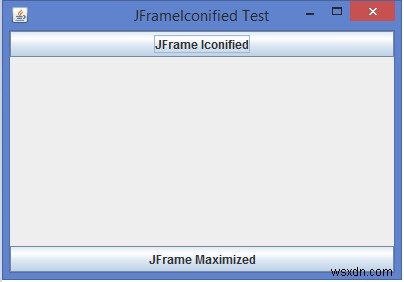 JavaでプログラムによってJFrameを最小化/最大化するにはどうすればよいですか？ 