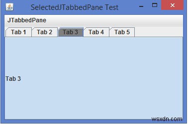 JavaでJTabbedPaneの選択したタブを強調表示するにはどうすればよいですか？ 
