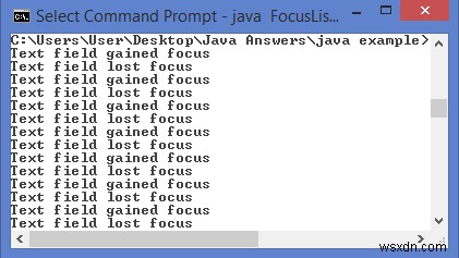 JavaでのFocusListenerインターフェースの重要性は何ですか？ 