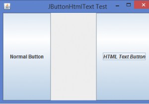 JButtonのHTMLテキストをJavaで実装するにはどうすればよいですか？ 