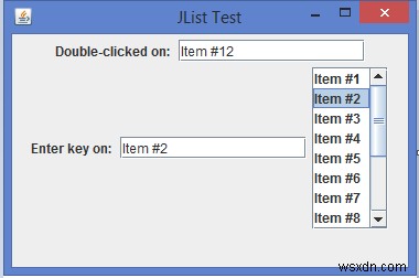 ダブルクリックをキャッチして、JavaでJListの主要なイベントを入力するにはどうすればよいですか？ 