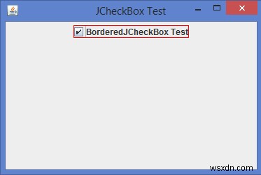 JavaでJCheckBoxに境界線を設定するにはどうすればよいですか？ 