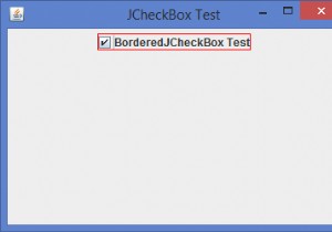 JavaでJCheckBoxに境界線を設定するにはどうすればよいですか？ 