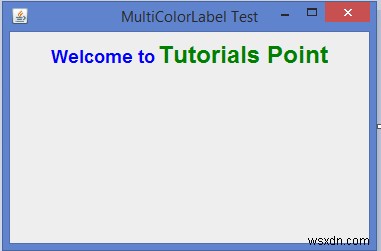Javaで異なる色とフォントのJLabelテキストを実装するにはどうすればよいですか？ 