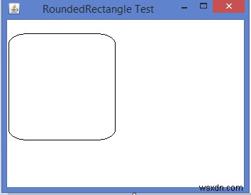 JavaのGraphicsオブジェクトを使用して、丸みを帯びた長方形を描画するにはどうすればよいですか？ 