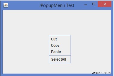 JavaでJPopupMenuを使用して右クリックメニューを実装するにはどうすればよいですか？ 