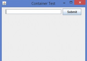 JavaのContainerクラスの重要性は何ですか？ 