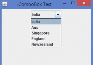 JavaのJComboBoxとJListの違いは何ですか？ 