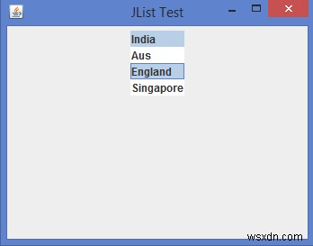 JavaのJComboBoxとJListの違いは何ですか？ 