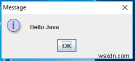 JavaのJOptionPaneダイアログの種類は何ですか？ 