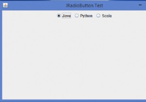 JavaのJRadioButtonとJCheckBoxの違いは何ですか？ 