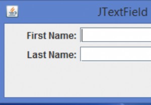 JavaのJTextFieldとJTextAreaの違いは何ですか？ 