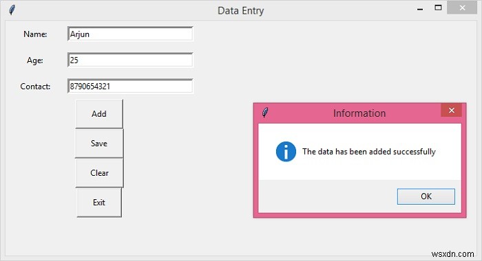 Python Tkinter –入力フィールドからCSVファイルにデータをエクスポートする方法は？ 