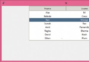 tkinterのTreeviewで複数選択を無効にする方法は？ 