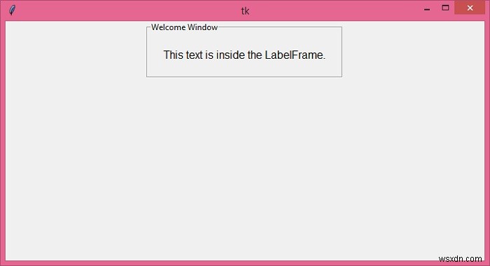 Tkinterキャンバス内にLabelFrameを作成する 