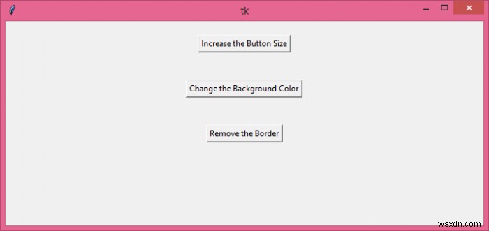 Tkinterでボタンウィジェットを更新するにはどうすればよいですか？ 