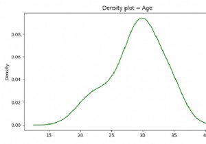 Python-特定の属性のパンダを使用した密度プロット 