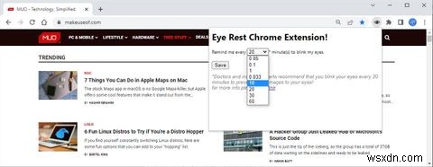 目の疲れを防ぐのに役立つ8つのChrome拡張機能 