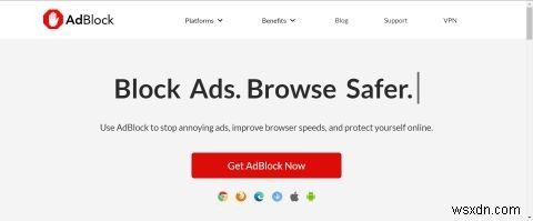 Edge、Chrome、Firefoxの上位5つの広告ブロッカー 