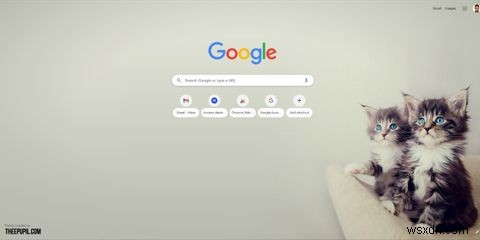 最高のミニマリストGoogleChromeテーマ 