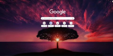 最高のミニマリストGoogleChromeテーマ 