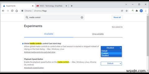 ツールバーボタンを使用してGoogleChromeで再生を制御する方法 