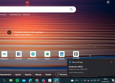 AndroidでMicrosoftEdgeを使いたくなる7つの主な機能 