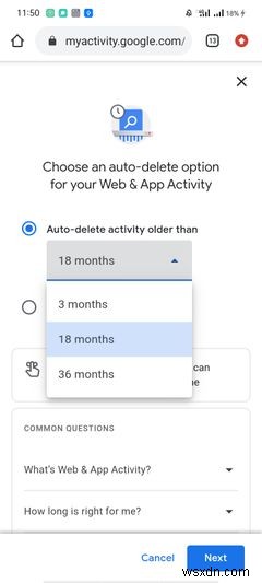 Chromeでアクティビティを管理して記事の提案を管理する方法 