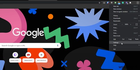ChromeでGoogleの背景を変更する方法 