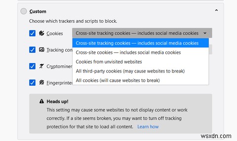 Chrome、Firefox、およびEdgeでCookieを無効または有効にする方法 