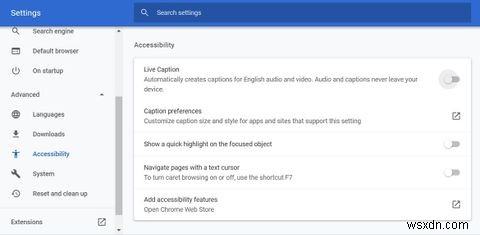 Chromeでライブキャプションをオンにする方法 