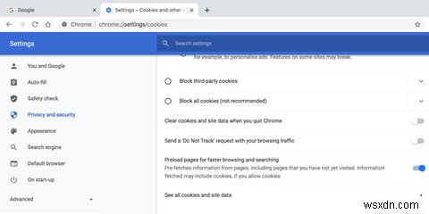 ChromeでCookieとキャッシュをクリアする方法 