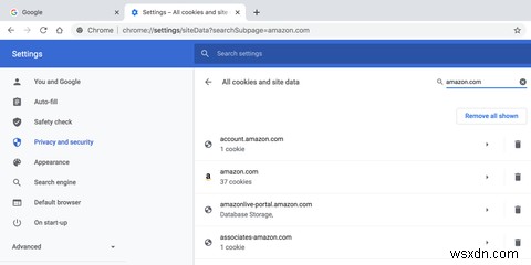 ChromeでCookieとキャッシュをクリアする方法 