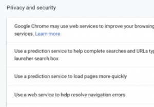 ChromeOSとGoogleChromeの7つの重要なプライバシー設定 