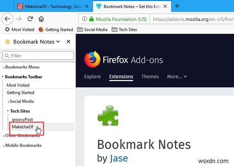 ChromeとFirefoxでブックマークにメモを追加する方法 