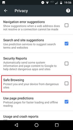 Android上のChromeの7つの重要なプライバシー設定 