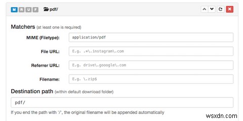 ChromeとFirefoxでファイルタイプに特定のダウンロードフォルダを設定する方法 