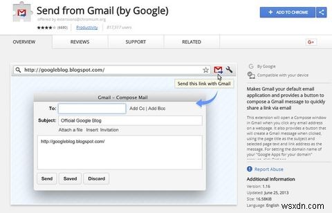 Chrome拡張機能を使用してGmailをMicrosoftOutlookのように機能させる 
