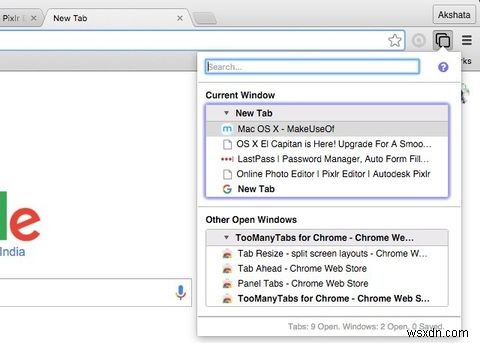 これらの7つの拡張機能を使用してChromeでのタブ処理を高速化 