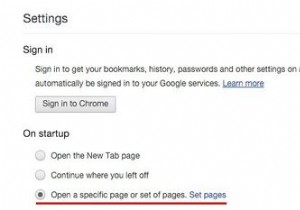 Chromeで起動時に特定の複数タブを自動的に開く設定方法