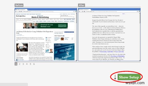 Chromeで広告を取り除き、読みやすさを向上させる 