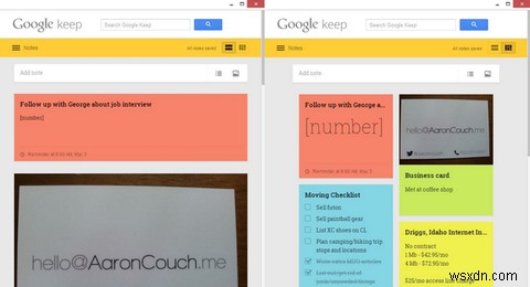 Google Keep For Chrome：簡単なメモを取るためのブラウザ内ソリューション 