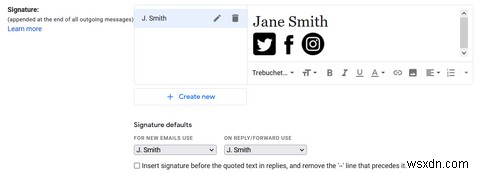GoogleドライブからクールなGmail署名を作成する方法 