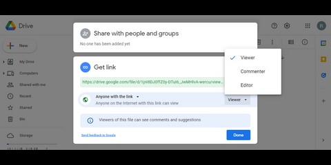 Gmail以外のアカウントでGoogleドライブファイルを共有する方法 