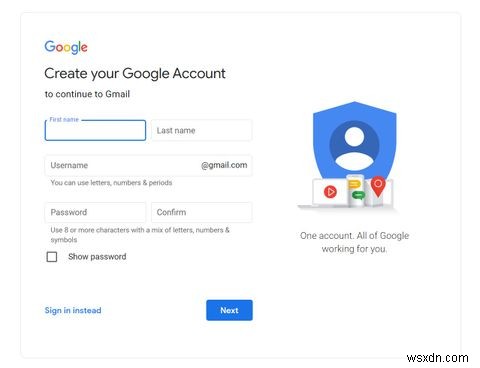 自分や他の人のために新しいGmailアカウントを設定する方法 