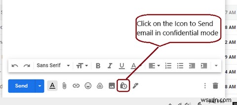 Gmailで機密メールを送信して開く方法 