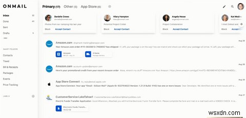 OnMail：受信トレイを再起動する新しいGmailの代替手段