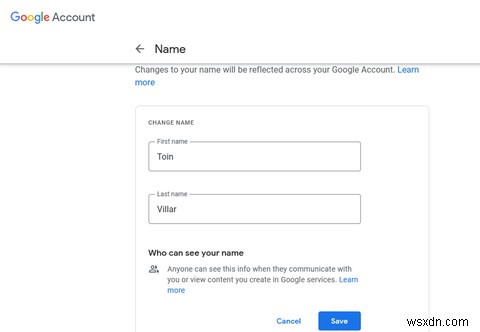 Gmailでメールの名前とアドレスを変更する方法 