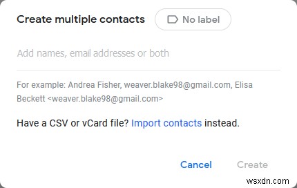 Gmailで連絡先を追加および削除する方法 